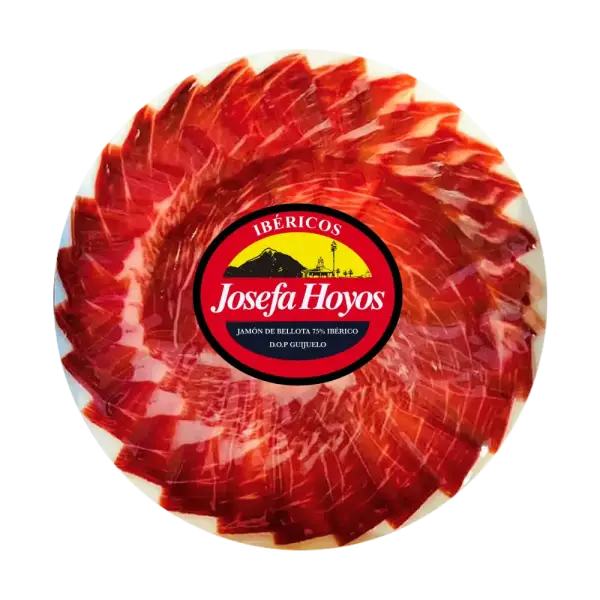 Josefa Hoyos loncheado jamon de bellota 75 DOP Guijuelo