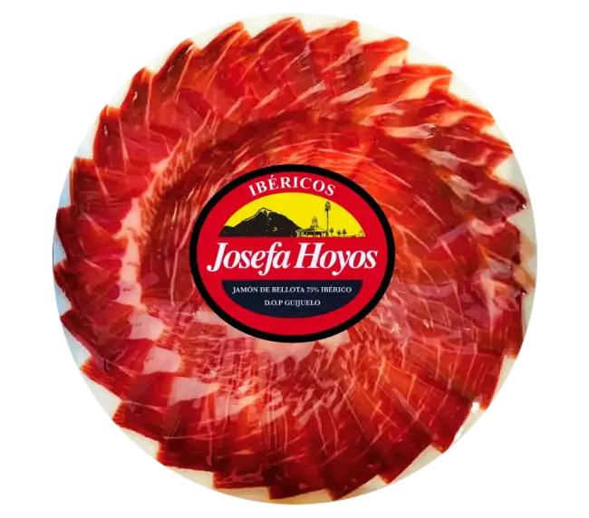 Josefa Hoyos loncheado jamon de bellota 75 DOP Guijuelo